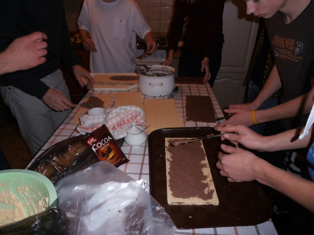 Skládání dortu